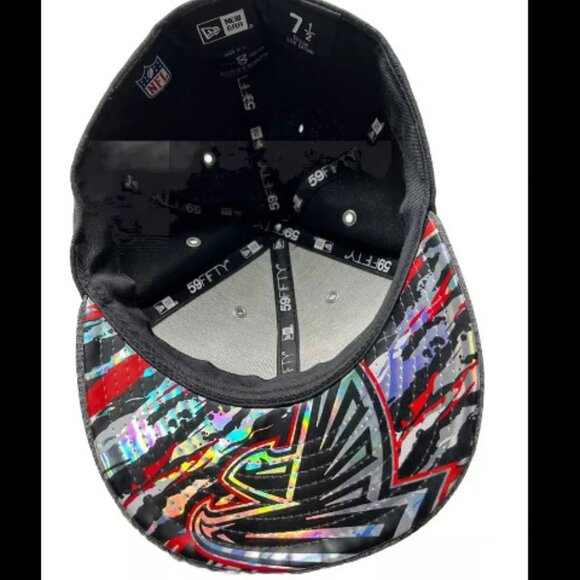 Atlanta Falcons New Era 59Fifty Low Profile 7 1/2 Men NFL Football Cap Hat - Picture 2 of 7